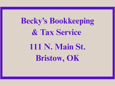 Becky's Bookkeeping & Tax Service